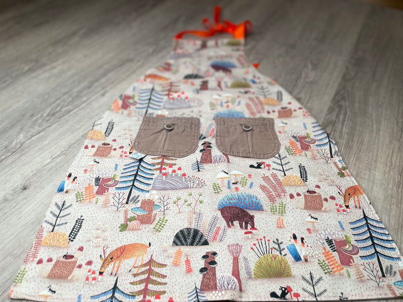 Forest Animals Apron 6-12 Years