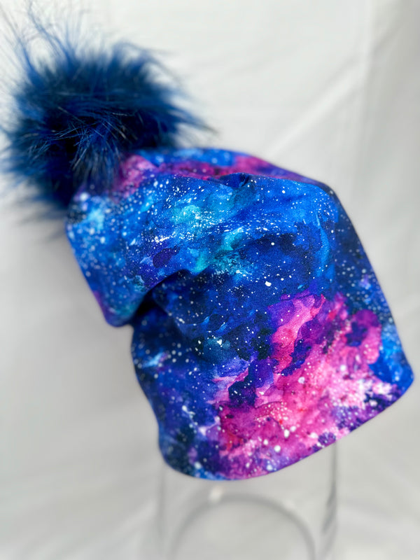 Galaxy Collection Pink, Purple and More Blue Toque