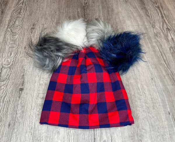 Navy and Red Jack Toque