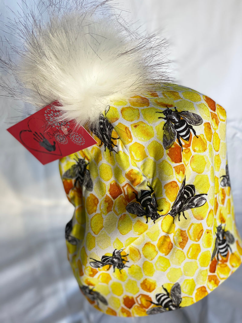 Golden Comb & Honeybee Toque