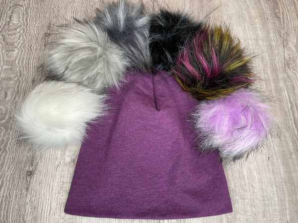 Solid Collection - Heathered Purple Toque