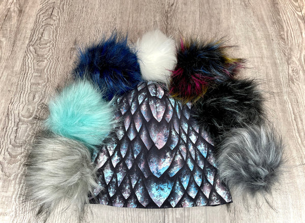 Mermaid/Dragon Scales Pastel Toque