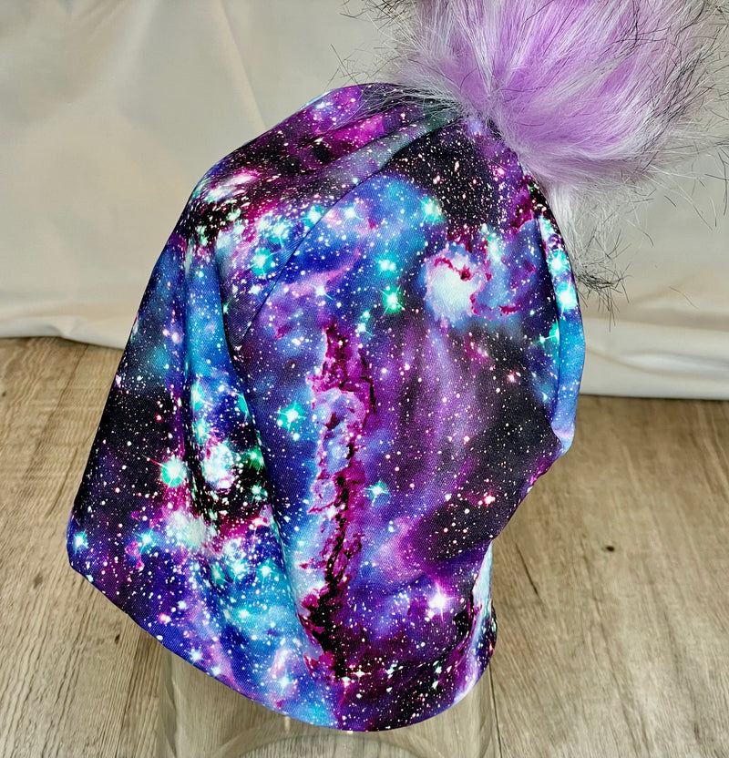 Galaxy Collection Purple & Mint Toque